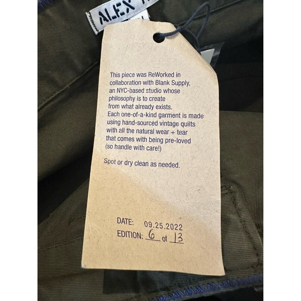 Nwt Alex Mill X Blank Supply Re X Work Field Chino Quilted Patchwork Pants 31 — image 8 of 8